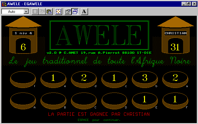 Egawele dans une fen&ecirc;tre